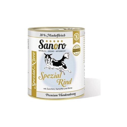 Sanoro Spezial Bio-Rind mit BIO-Gemüse 6x800g