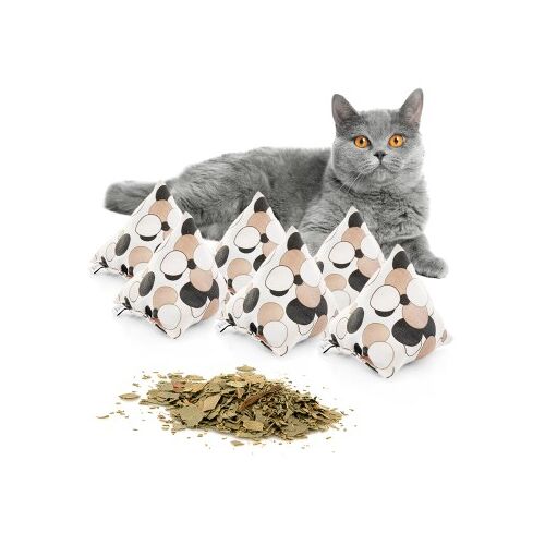 Canadian Cat Company Catnipspielzeug 6x Schmusepyramide Kreise
