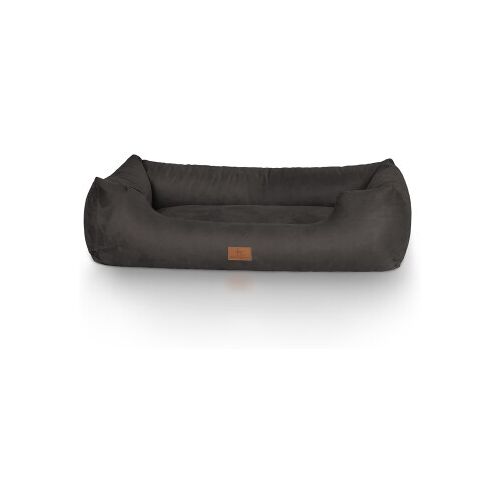 Knuffelwuff Hundebett Dreamline aus Velours schwarz XL