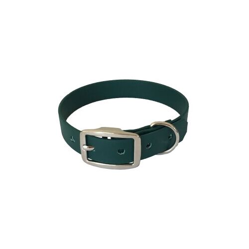 bio-leine 21-30cm HU Biothane Halsband dunkelgrün 52 cm, 62 cm