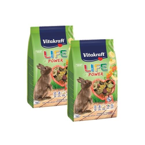 Vitakraft LIFE POWER Zwergkaninchen 2x1,8 kg