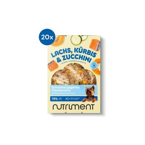 Nutriment Frischemenü Lachs, Kürbis & Zucchini 20x400 g