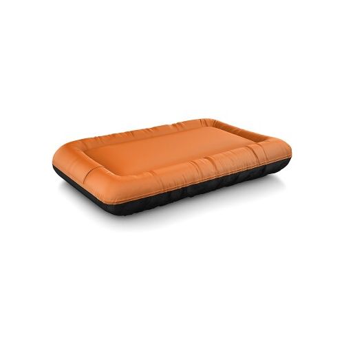 Knuffelwuff Wasserfestes In und Outdoor Hundebett Lucky Color Edition aus Nylongewebe orange XL