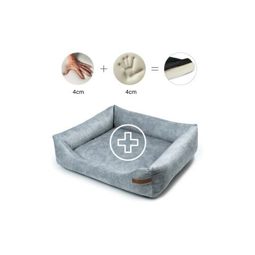Rexproduct Otto Orthopädisches Hundebett Grau S-XL grau XL