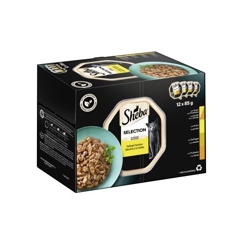 Sheba Multipack Selection in Sauce Geflügel Variation 12x85 g