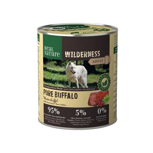 REAL NATURE WILDERNESS Adult Pure Buffalo Wasserbüffel 12x800 g