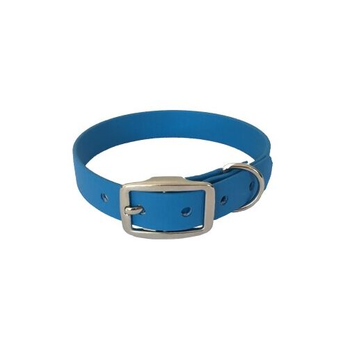 bio-leine 21-30cm HU Biothane Halsband hellblau 46 cm, 56 cm