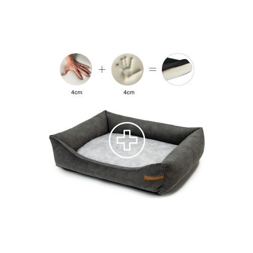 Rexproduct Otto Orthopädisches Hundebett Grau S-XL grau XL