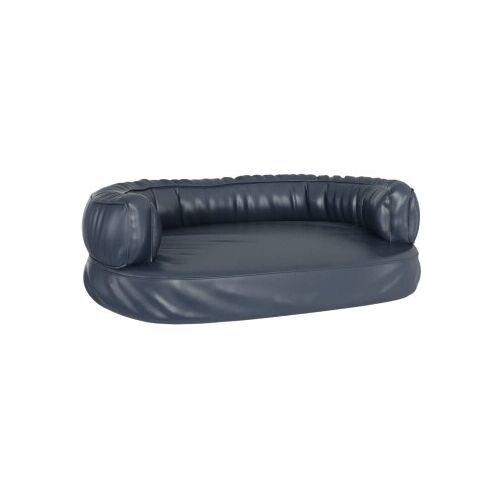 VidaXL Hundebett Ergonomisch Kunstleder blau S