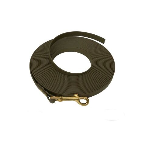 bio-leine 15-25 kg Biothane Schleppleine oliv 10 m