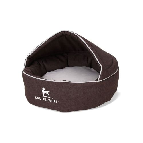 Knuffelwuff Hundehöhle Pumbaa aus Velours braun L