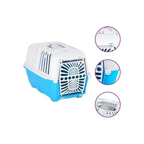 VidaXL Transportbox für Haustiere Weiß S