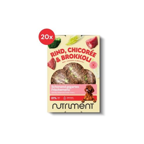 Nutriment Frischemenü Rind, Chicorée & Brokkoli 20x400 g