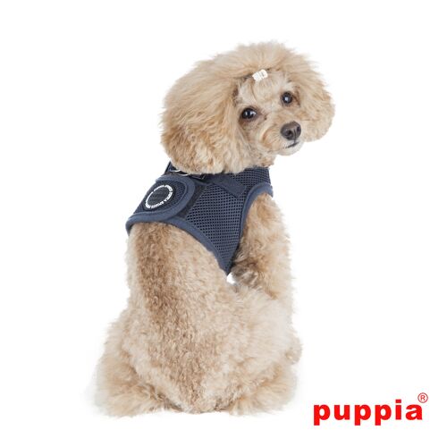 Puppia Geschirr Super Soft B (Step) grau M