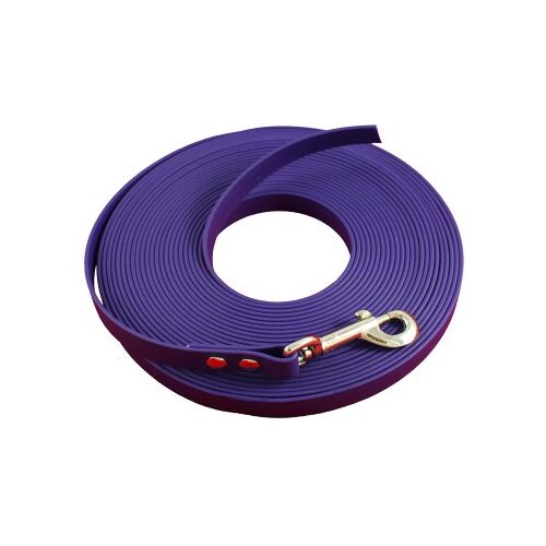 bio-leine ab 35 kg Biothane Schleppleine violett 5 m
