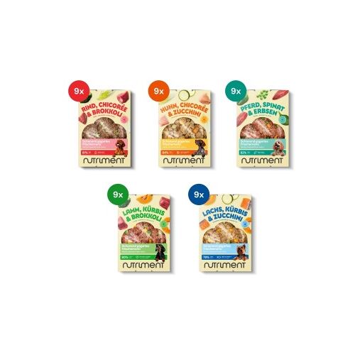 Nutriment Frischemenü Probierpaket 45x400 g