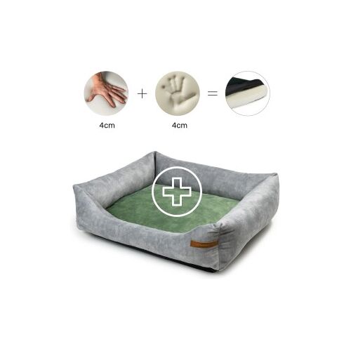 Rexproduct Otto Orthopädisches Hundebett Grau S-XL grün XL