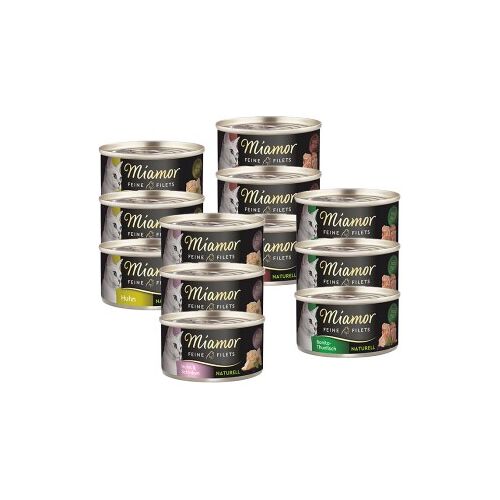 Miamor Feine Filets naturell Mixpaket 12x80g Mixpaket 2