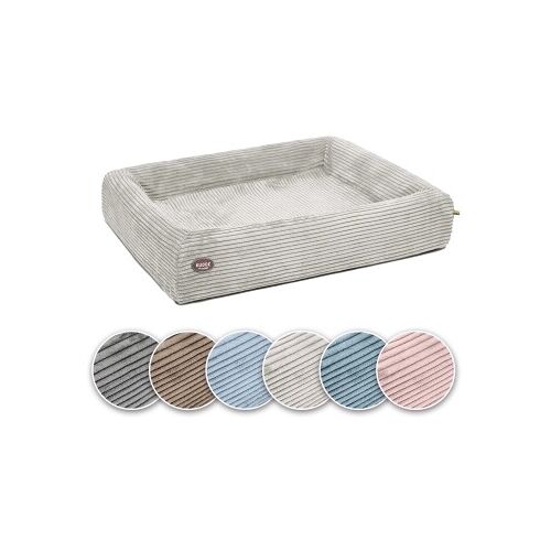 SABRO Hundebett KUDDE Cord grau 80 cm, 1 m