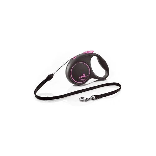 Flexi Black Design Seil pink S, 5 m, 12 kg