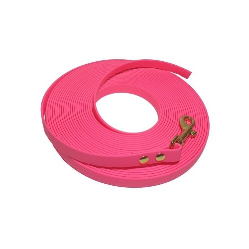 bio-leine 15-25 kg Biothane Schleppleine leuchtendes rosa 5 m