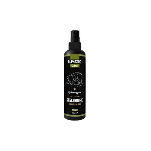 ALPHAZOO Seelenruhe Beruhigungsspray für Hunde I Beruhigungsmittel mit Baldrian 200 ml