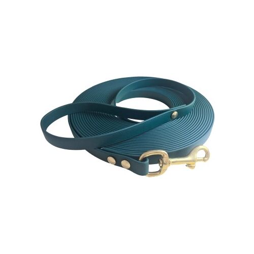 bio-leine 25-35 kg Schleppleine Biothane dunkelgrün 10 m