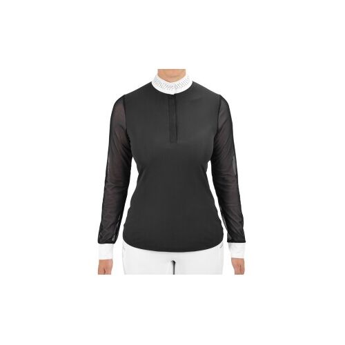 4Riders Turnier-Langarmshirt München schwarz 40 - EU