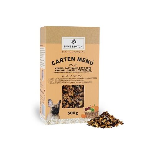 Paws & Patch Paws&Patch GARTEN MENÜ Nr. 2 - Kürbis, Pastinake, Rote Bete, Fenchel, Salbei, Löwenzahn