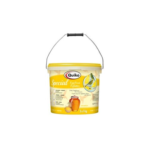 Quiko Special Eifutter5 Kg: Kraft- und Aufzuchtfutter für Kanarien und Positurkanarien