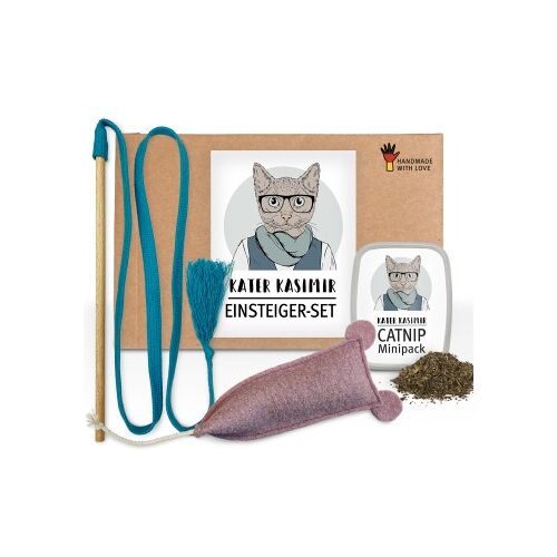 Kater Kasimir Kitten Paket mit 3 Premium Katzenspielzeugen