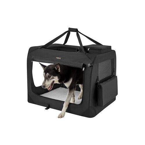 FEANDREA S-XXXL Transportbox Oxford-Gewebe schwarz 91 cm, 63 cm, 63 cm