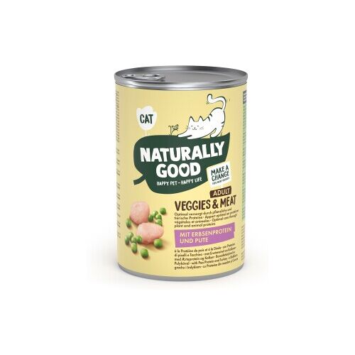 Naturally Good Veggies & Meat Erbsenprotein & Pute 6x400 g