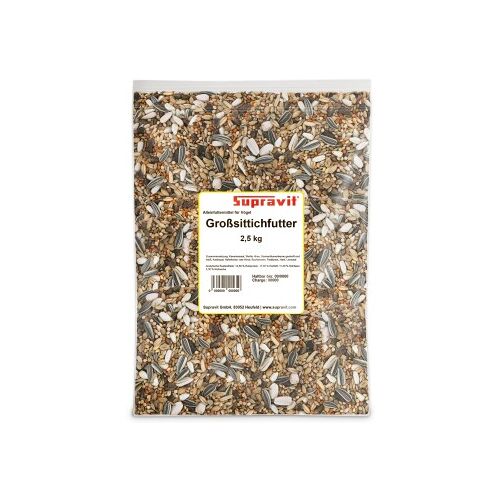 Supravit Großsittichfutter - Körnermischung für Großsittiche 2,5 kg