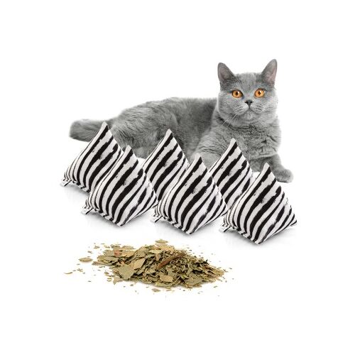 Canadian Cat Company Catnipspielzeug 6x Schmusepyramide Zebra