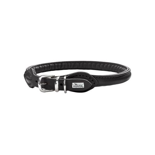 Hunter Halsband Round & Soft schwarz 40 cm