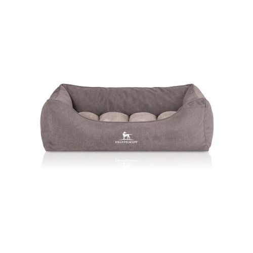 Knuffelwuff orthopädisches Hundebett mit Fächer-Wendekissen Baltimore grau XL