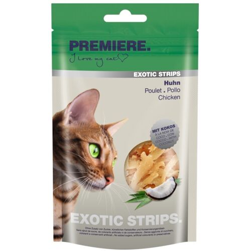 PREMIERE Exotic Strips mit Kokusnuss 12x50g Huhn