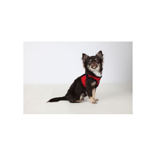 Puppia Geschirr Super Soft B (Step) rot XS