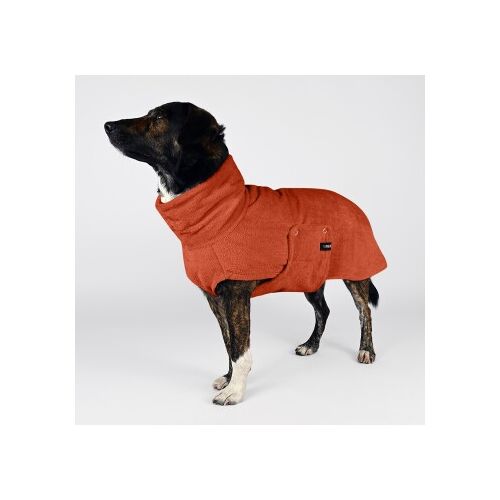 THE DOG IDEA Bademantel Every Steinrot XXL