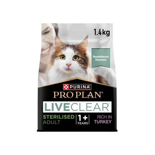 PRO PLAN Liveclear Sterilised Adult Truthahn 1,4 kg