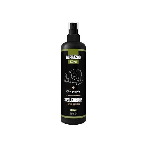 ALPHAZOO Seelenruhe Beruhigungsspray für Hunde I Beruhigungsmittel mit Baldrian 500 ml