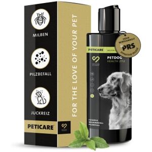 Peticare Anti-Parasiten Welpen-Shampoo gegen Milben Flöhe Pilz, lindert Juckreiz Peticare Anti-Parasiten Welpen-Shampoo gegen Milben Flöhe Pilz, lindert Juckreiz
