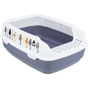 Trixie Katzentoilette Delio, mit Rand, bedruckt Trixie Katzentoilette Delio, mit Rand, bedruckt