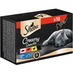 Sheba Creamy Snacks Multipack 18x12g Sheba Creamy Snacks Multipack 18x12g