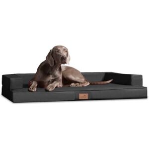 Tierlando ® Orthopädisches Design Hundesofa GIBSON VISCO Kunstleder kubische Form schwarz/ graphit 1,5 m, 22 cm, 1 m Tierlando ® Orthopädisches Design Hundesofa GIBSON VISCO Kunstleder kubische Form schwarz/ graphit 1,5 m, 22 cm, 1 m