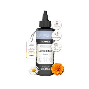 ALPHAZOO Lauscher-Auf Ohrenreiniger für Hunde I Ohrenpflege mit Kamille ALPHAZOO Lauscher-Auf Ohrenreiniger für Hunde I Ohrenpflege mit Kamille