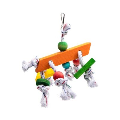 nobleza - Vogelspielzeug Baumwollseil-Knoten für aktive Vögel nobleza - Vogelspielzeug Baumwollseil-Knoten für aktive Vögel