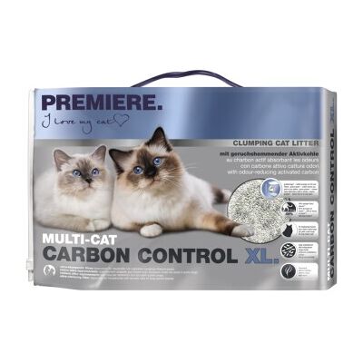 PREMIERE Multi-Cat Carbon Control XL - Katzenstreu PREMIERE Multi-Cat Carbon Control XL - Katzenstreu