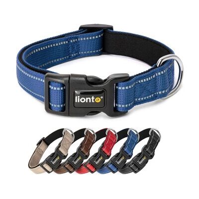 Lionto verstellbares Hundehalsband blau L Lionto verstellbares Hundehalsband blau L